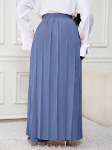 SHEIN Lady Spring And Summer Autumn And Winter Elegant Champagne Woven Pleated Long Plus Size Pants Fall Women Clothes Winter Clothes For Women