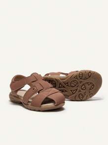 1 Paio di Sandali Casual Vintage Carini Antiscivolo per Bambini/Bambini Piccoli, Sandali Piatti Estivi da Spiaggia