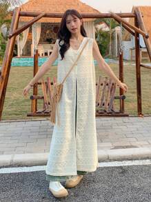 FRIFUL 女士白色长裙，夏季度假连衣裙太阳裙，休闲女士连衣裙