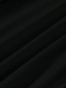 Sparklyn 少女白色纯色短款黑色抹胸，露背褶皱贴身吊带背心抹胸文胸可穿外套无肩带上衣抹胸文胸抹胸女孩抹胸青少年套装 - 黑色 - 查看 6