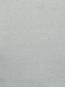 MISSGUIDED Premium Fitted Short Sleeve T-Shirt Basic Essential Crew Neck Casual Athletic Workout Top Form-Fitting Ribbed Everyday Wear Basic Layer - Grey - View 4