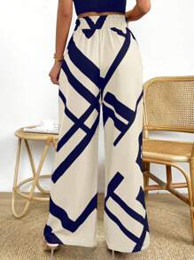 SHEIN Clasi Ladies Casual Minimalist Pants, Everyday Wear Fall Cloth For Women - Multicolor - View 2