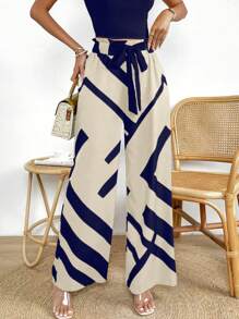 SHEIN Clasi Ladies Casual Minimalist Pants, Everyday Wear Fall Cloth For Women - Multicolor - View 4