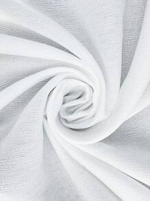 SHEIN LUNE Loose Bat Wing Women's Shirt, Minimalist & Fashionable Casual Everyday Wear - White - View 7