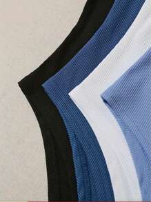 Women Solid Color Bodysuit, Tight Fitting & Sexy - Multicolor - View 3