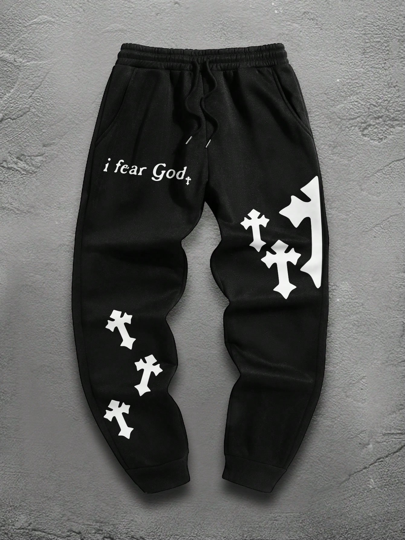 Manfinity Dauomo Plus Size Men's Simple Fashion Casual Everyday Sweatpants