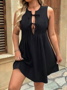Calvaya Plus Size Women Casual Simple Fashion Dress, For Daily Wear