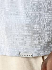 SUMWON Premium Lightweight Resort Short Sleeve Button Down Shirt Beach Vacation Casual Summer Camp Collar Boxy Fit Street Style Lounge Shirt Classic Comfort Modern
