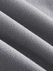 SHEIN EZwear 1pc Women's Elastic Grey Minimalist Casual Blazer Vest, Suitable For Daily Wear