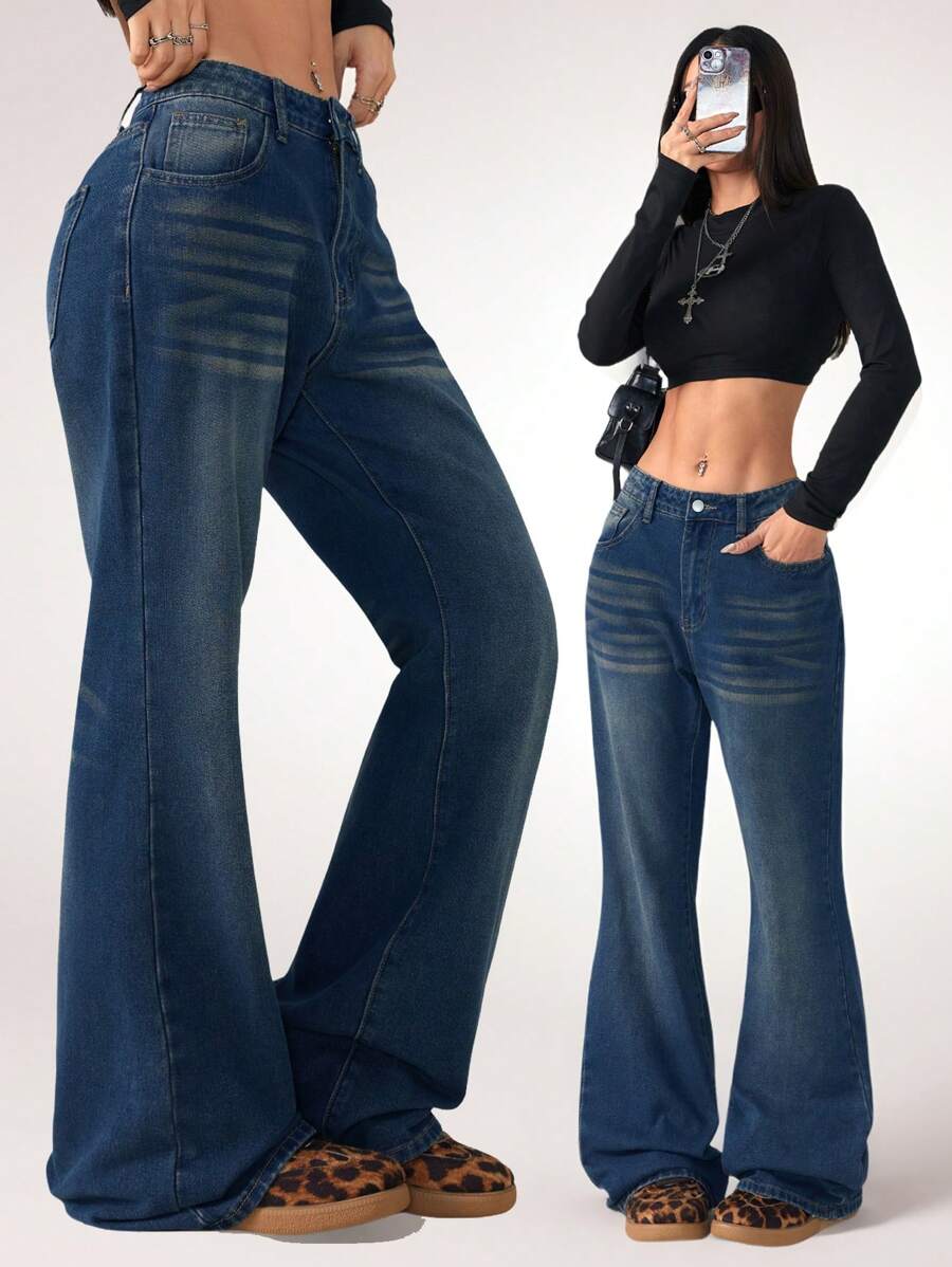 Coolane Pantalones vaqueros para mujer para uso diario, salir, concierto, uso en primavera y verano