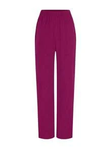 TaskEZ Scrub Uniform Set, Minimalist And Fashionable For Casual Daily Wear Scrub Set Nurse Dresses Scrub Tops Scrub Bottoms Lab Coats - Hot Pink - View 4
