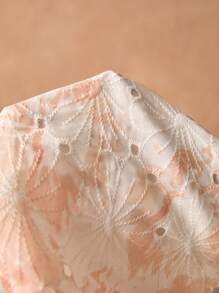 Poéselle 两件套休闲西装度假刺绣圆领纽扣腰带无袖上衣背心和夏季短裤两件套 - 彩色 - 查看 7