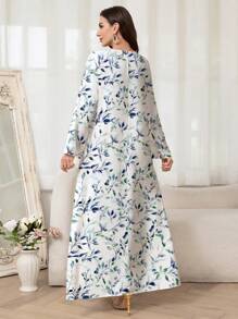 Al Najma Robe casual de style arabe pour femmes, mode minimaliste pour le port quotidien, modeste