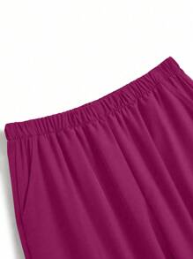 TaskEZ Scrub Uniform Set, Minimalist And Fashionable For Casual Daily Wear Scrub Set Nurse Dresses Scrub Tops Scrub Bottoms Lab Coats - Hot Pink - View 7