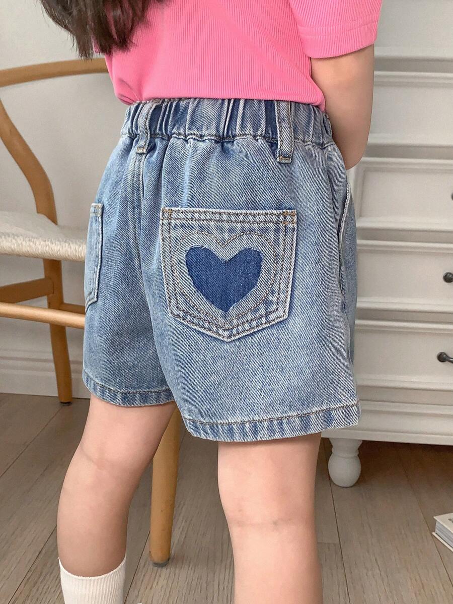 Dazy Kids Young Girls Denim Shorts, Fall Clothing