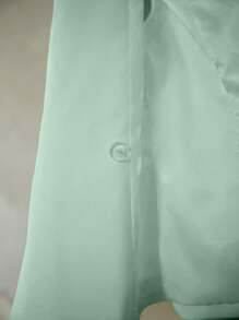 MOTF PREMIUM ÁO GIÉT VẢI ĐỈNH VAI KHÔNG ĐỐI XỨNG - màu xanh lá - Xem 8