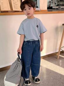 Dazy Kids 男童牛仔裤 - 藍色 - 查看 6