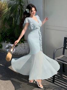 DAZY Women Mid-Long Casual Dress, Minimalist & Stylish For Everyday Wear