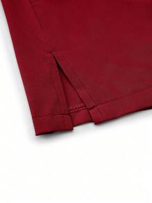 TaskEZ 纯色短袖上衣和裤子手术服套装，简约时尚，适合日常休闲穿着