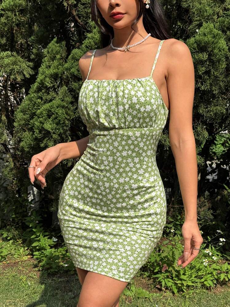green painted welsh dresser Tracey Mini Dress main image 1