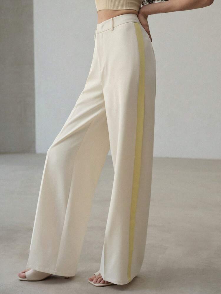 COLORBLOCK PRESS CREASE PANTS
