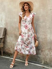 EMERY ROSE Women's Casual Long Dress, Simple & Fashionable For Everyday Wear - Multicolor - View 6