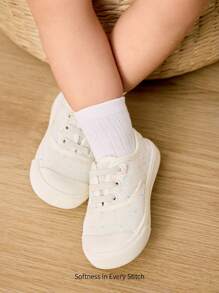 Cozy Pixies 1 双儿童涂鸦网眼系带时尚休闲运动鞋，可爱透气，适合日常穿着（随机图案）