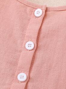 Souflis Souflis 2 件装女婴粉色优雅华丽可爱休闲装，春夏 - 粉色 - 查看 7