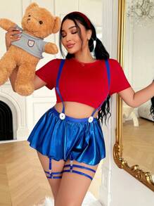 Conjunto de disfraz de personaje de fantasía de talla grande, 5 piezas
