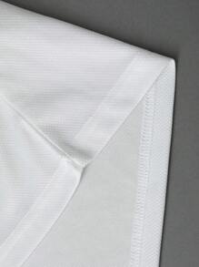 PAVTROS Manfinity Streetrush Men Short Sleeve Letter Print Simple T-Shirt And Pants Set, Men Tracksuit, Men Two Pieces Outfits, Men Clothes, Boyfriend Gift - Multicolor - View 5