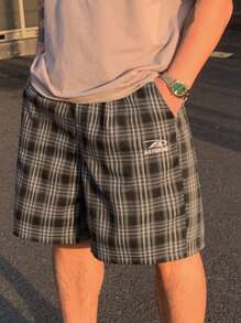DAZY Men's Casual Plaid Shorts, Multicolor, Simple Fashion, Suitable For Daily Wear In Summer - Multicolor - View 3