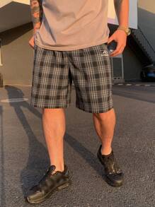 DAZY Men's Casual Plaid Shorts, Multicolor, Simple Fashion, Suitable For Daily Wear In Summer - Multicolor - View 4