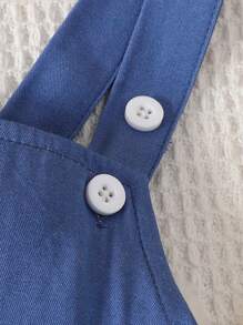 Baby Mädchen Bodysuit & Latz-Rock & Haarband