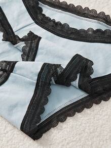 3pcs Pack Simple Casual Everyday Teen Girls Underwear