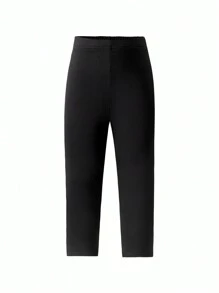 女童休闲抽绳腰九分裤，春秋季，适合春夏季 - 彩色 - 查看 3