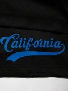 Gym Rark Men's Letter & Number Print Drawstring Waist Athletic Shorts - Black - View 3