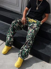 PAVTROS Manfinity Streetrush Men's Casual Simple Minimalist Everyday Pants - Multicolor - View 4