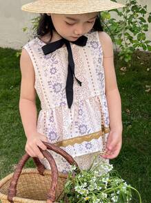 DAZY 2pcs/Set Young Girl Young Girl Fall Outfits - Beige - View 7