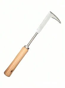 SHEIN 1pc Garden Weeding Tool - Weeding Puller, L-Shaped Manual Crack Weeder. Extractor Removal, Agricultural Bonsai Supplies Hand Tool