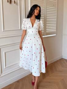 Serisse Váy trắng ngày lễ tình nhân cho phụ nữ Váy cho phụ nữ Váy mùa hè thanh lịch cho phụ nữ Váy áo choàng thanh lịch Váy dài cho phụ nữ Váy thường ngày - trắng - Xem 7