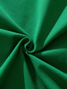 SHEIN 年轻男孩休闲简约风格 T 恤，日常穿着 - 綠色 - 查看 7