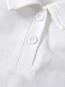 2pcs/Set,Baby Girl Spring&Summer Street Style,Sleeveless ,Open Half Collar Top&Leather Short Pants