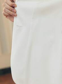 ZEYLAH WOMEN'S STRUCTURED SINGLE BREASTED BLAZER - White - View 9