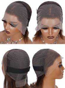 Tóc giả Bob thẳng ren phía trước 13x4 trong suốt 100% tóc thật 180% mật độ Nâu sô cô la 4# Tóc giả trẻ em được nhổ sẵn Đường chân tóc tự nhiên Cài đặt không cần keo cho phụ nữ - Tóc 9 giờ sáng Thể thao Kỳ nghỉ Du lịch Lễ hội Dạ hội Ngoài trời Cosplay Khuôn viên Trường học Bãi biển Đám cưới Cắm trại Trang phục ngày lễ Trang phục mùa hè Phong cách thời trang Y2k Phong cách thoáng khí Mũ chịu nhiệt - S4 - Xem 5