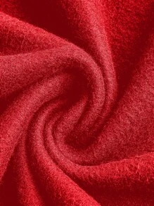 SUMWON WOMEN Halloween Villain Era Gothic Full-Zip Hoodie Urban Streetwear Statement Piece Bold Text Avant-Garde Fashion Alternative Style Edgy Athleisure Fall Winter Unisex Sweatshirt - Red - View 6