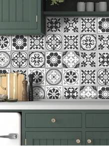 1 卷地中海风格加厚防水自粘厨房和浴室装饰墙贴，3 种尺寸可选：11.81*47.24、11.81*94.49、11.81*141.73 英寸 - 彩色 - 查看 11