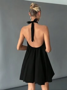 Siren Gaze Women's Casual Minimalist Fashion Mini Dress, For Everyday Wear
