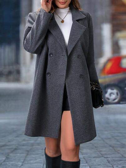 Juhart Plus Size Women Elegant Winter Coat Fall Cloth For Women Autumn