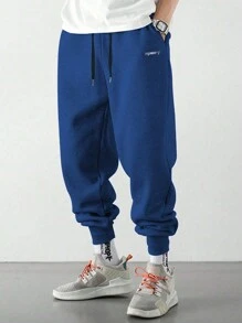 Manfinity Sport Corelite 男士纯色休闲运动服运动裤，时尚时尚，适合日常穿着