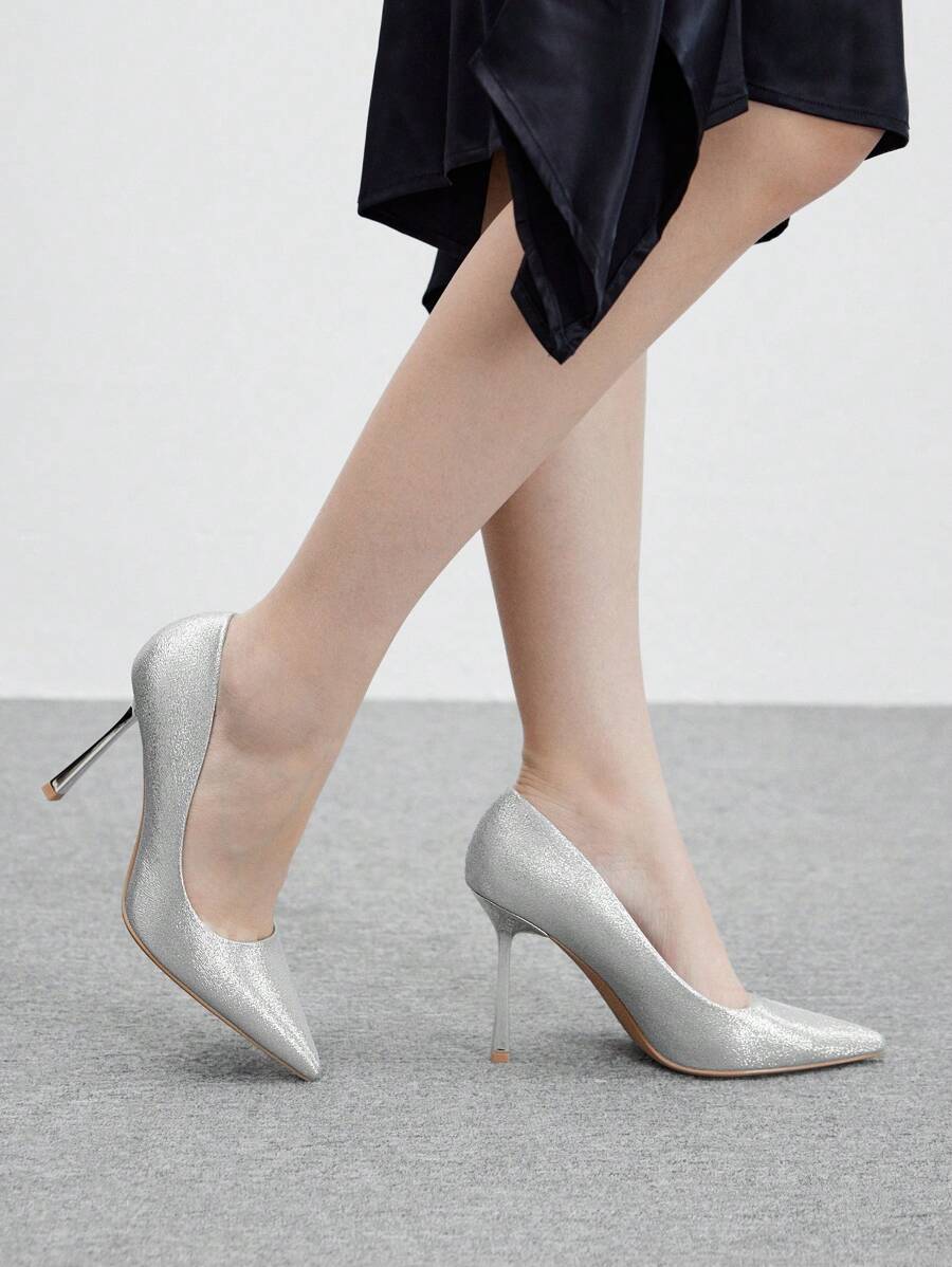 CUCCOO BIZCHIC 全新尖头低鞋面性感优雅高跟女鞋